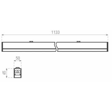 Greenlux GXPR068 - LED Fluorescenčna svetilka PROFI LINEAR II LED/36W/230V 4000K