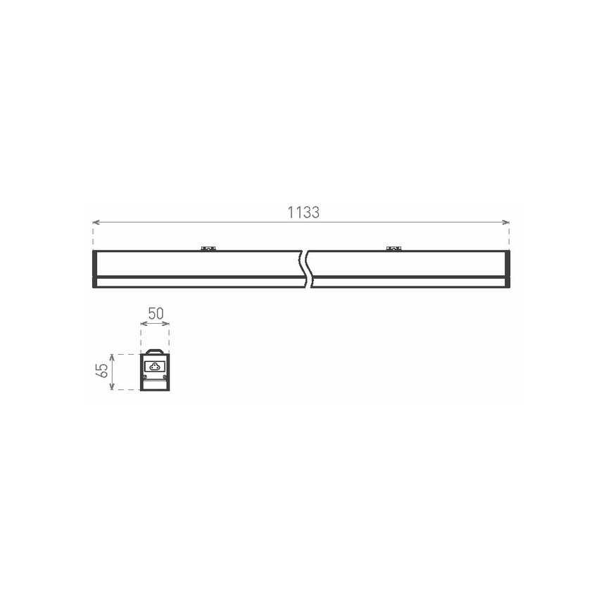 Greenlux GXPR068 - LED Fluorescenčna svetilka PROFI LINEAR II LED/36W/230V 4000K