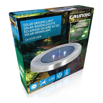 Grundig - LED Solarna svetilka 2xLED/1,2V