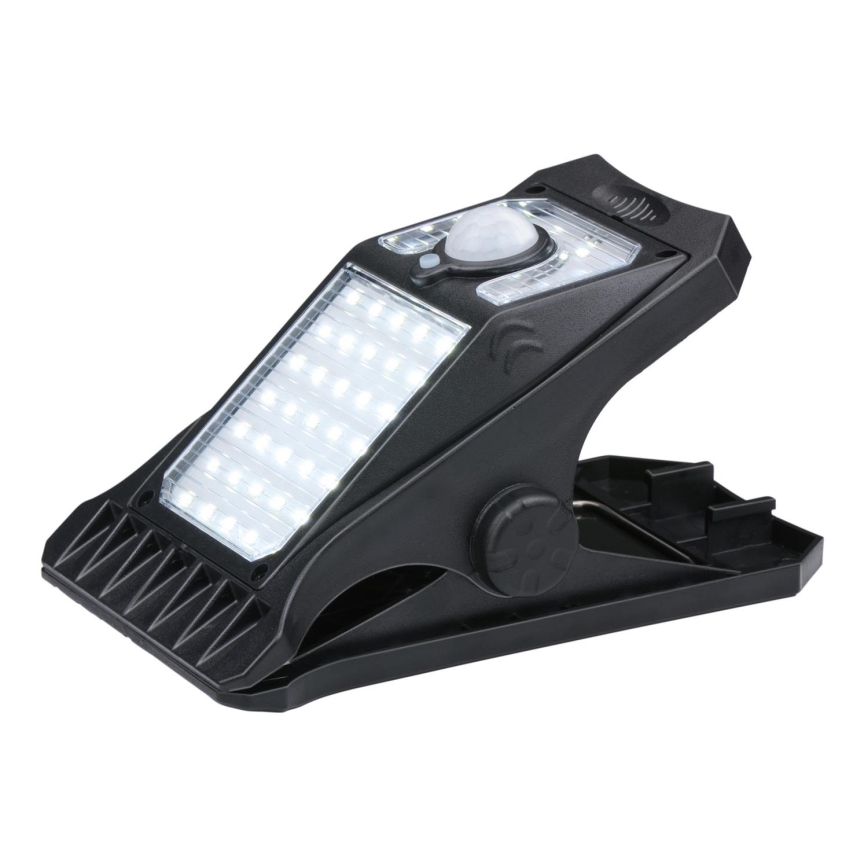 Grundig - LED Solarna svetilka s senzorjem CLIP-ON LED/9W/3,7V IP44