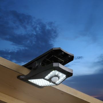 Grundig - LED Solarna svetilka s senzorjem CLIP-ON LED/9W/3,7V IP44