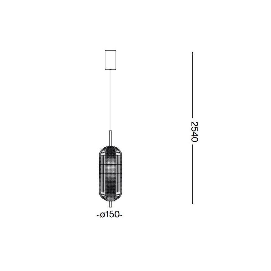 Ideal Lux - LED Lestenec na vrvici DECOR LED/20W/230V