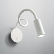 Ideal Lux - LED Nastavljiva mala svetilka FOCUS LED/3,5W/230V CRI 90 bela
