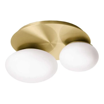 Ideal Lux - LED Stropna svetilka NINFEA 2xLED/9W/230V zlata