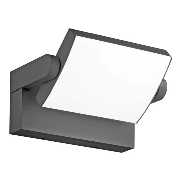 Ideal Lux - LED Zunanja stenska svetilka SWIPE LED/20,5W/230V IP54 antracit