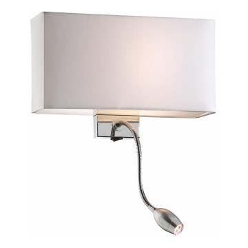 Ideal Lux - Stenska svetilka 1xE27/60W/230V + 1x1W/LED