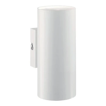 Ideal Lux - Stenska svetilka 2xGU10/28W/230V bela