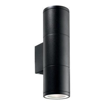 Ideal Lux - Zunanja stenska svetilka 2xGU10/35W/230V IP54