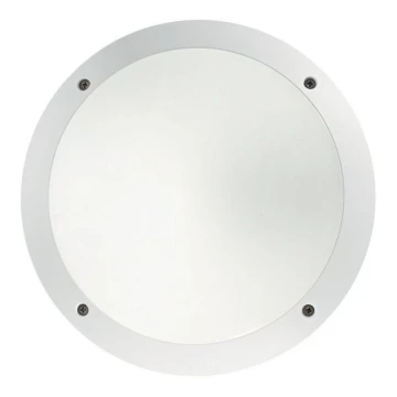 Ideal Lux - Zunanja stropna svetilka 1xE27/23W/230V bela IP66