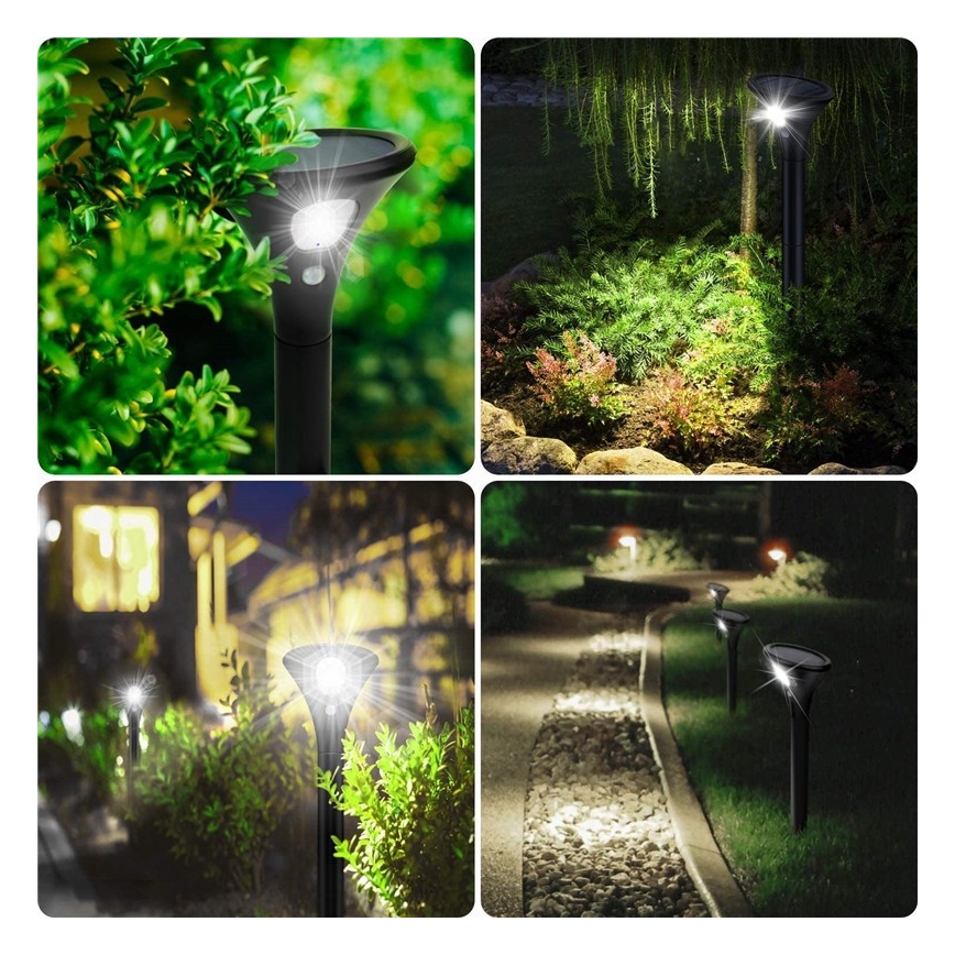 LED Solarna svetilka s senzorjem LED/1W/3,7V 6000K IP65