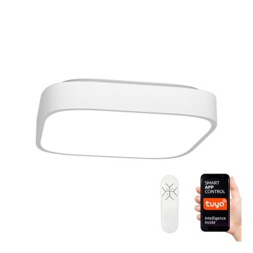 Immax NEO 07040L - LED Zatemnitvena stropna svetilka RECUADRO LED/56W/230V Tuya + Daljinski upravljalnik