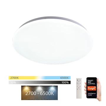 Immax NEO 07156-38 - LED Zatemnitvena stropna svetilka ANCORA LED/24W/230V 2700-6500K Wi-Fi + Daljinski upravljalnik Tuya