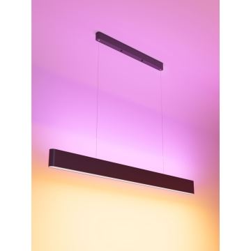 Immax NEO 07157-B120X - LED RGB+CCT Zatemnitveni lestenec na vrvici MILANO LED/40W/230V Tuya črna