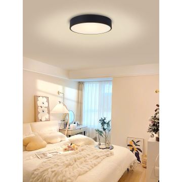 Immax NEO 07202L - LED Zatemnitvena stropna svetilka RONDATE LED/53W/230V črna Tuya + Daljinski upravljalnik