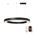 Immax NEO 07211L - LED Zatemnitveni lestenec na vrvici PASTEL LED/68W/230V 2700-6500K Tuya črna + Daljinski upravljalnik