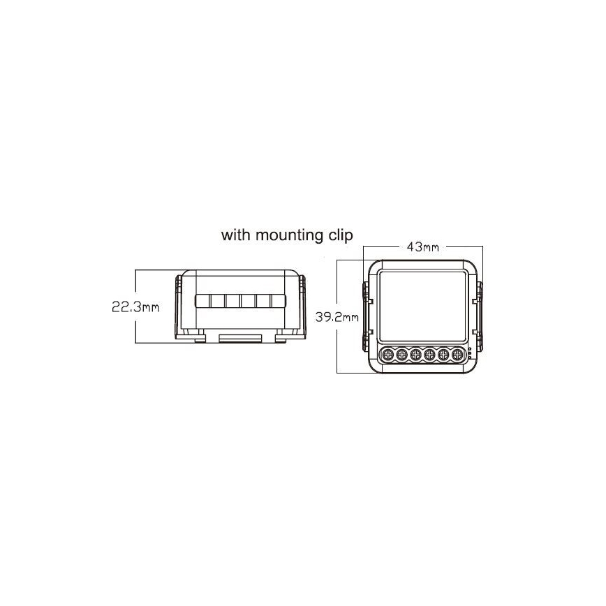 Immax NEO 07572L - Pametni upravljalnik NEO LITE V8 2-gumba Tuya