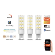 Immax NEO 07763C - SET 3x LED Zatemnitvena žarnica NEO LITE G9/4W/230V 2700-6500K Wi-Fi Tuya