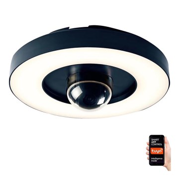 Immax NEO 07792L - LED Pametna zunanja kamera s svetilko RING 22W/230V IP44 Wi-Fi Tuya