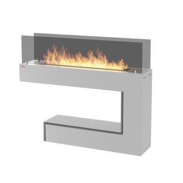 InFire - BIO kamin 110x85,5 cm 3kW bela