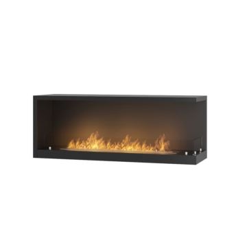 InFire - Kotni BIO kamin 110x45 cm 3kW črna