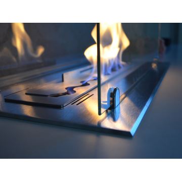 InFire - Stenski BIO kamin 100x56 cm 3kW črna