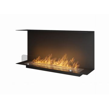 InFire - Vgradni BIO kamin 100x45 cm 3kW črna