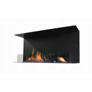 InFire - Vgradni BIO kamin 100x45 cm 3kW črna