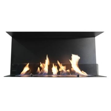 InFire - Vgradni BIO kamin 100x45 cm 3kW črna