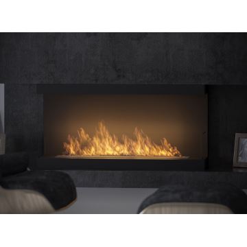 InFire - Vgradni BIO kamin 100x50 cm 3kW črna