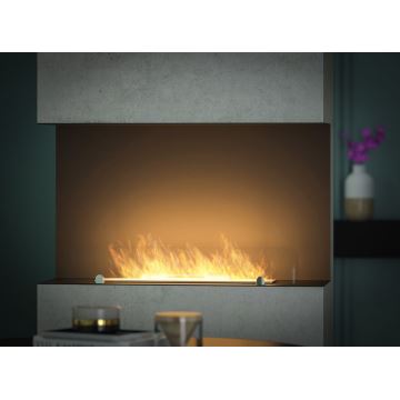 InFire - Vgradni BIO kamin 80x45 cm 3kW črna