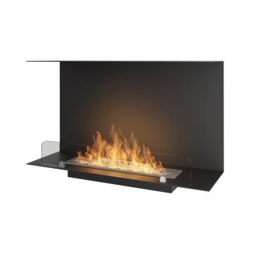 InFire - Vgradni BIO kamin 80x45 cm 3kW črna