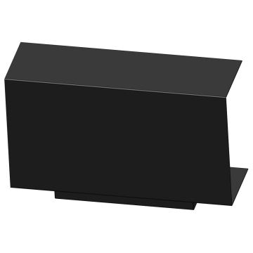 InFire - Vgradni BIO kamin 80x45 cm 3kW črna