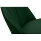 Jedilni stol BAKERI 86x48 cm temno zelena/bukev hrast