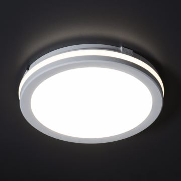 LED Zunanja stropna svetilka BENO ECO LED/20W/230V 3000/4000/6500K pr. 20 cm IP65 bela