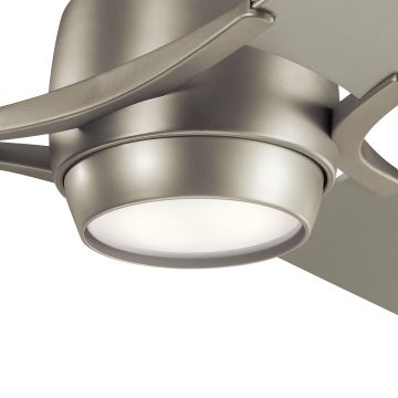 Kichler - LED Zatemnitveni stropni ventilator ZEUS LED/10W/230V + Daljinski upravljalnik