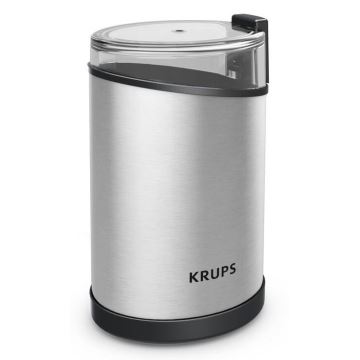 Krups - Električni mlinček za kavo v zrnju 85g FAST-TOUCH 200W/230V krom