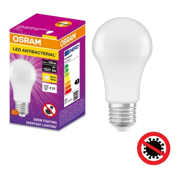 LED Antibakterijska žarnica A100 E27/13W/230V 2700K - Osram