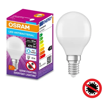 LED Antibakterijska žarnica P40 E14/4,9W/230V 6500K - Osram