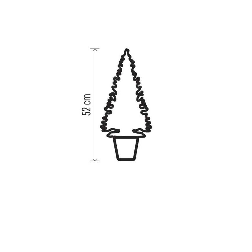 LED Božična dekoracija 20xLED/3xAA