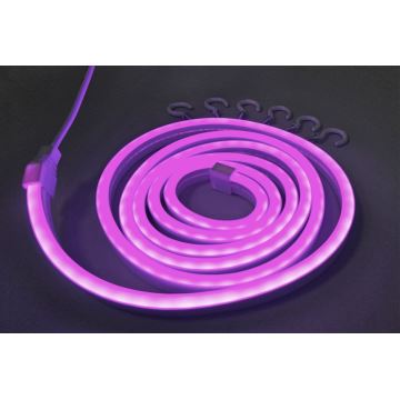 LED Fleksibilni trak NEON LED/5V USB 1,8 m vijolična