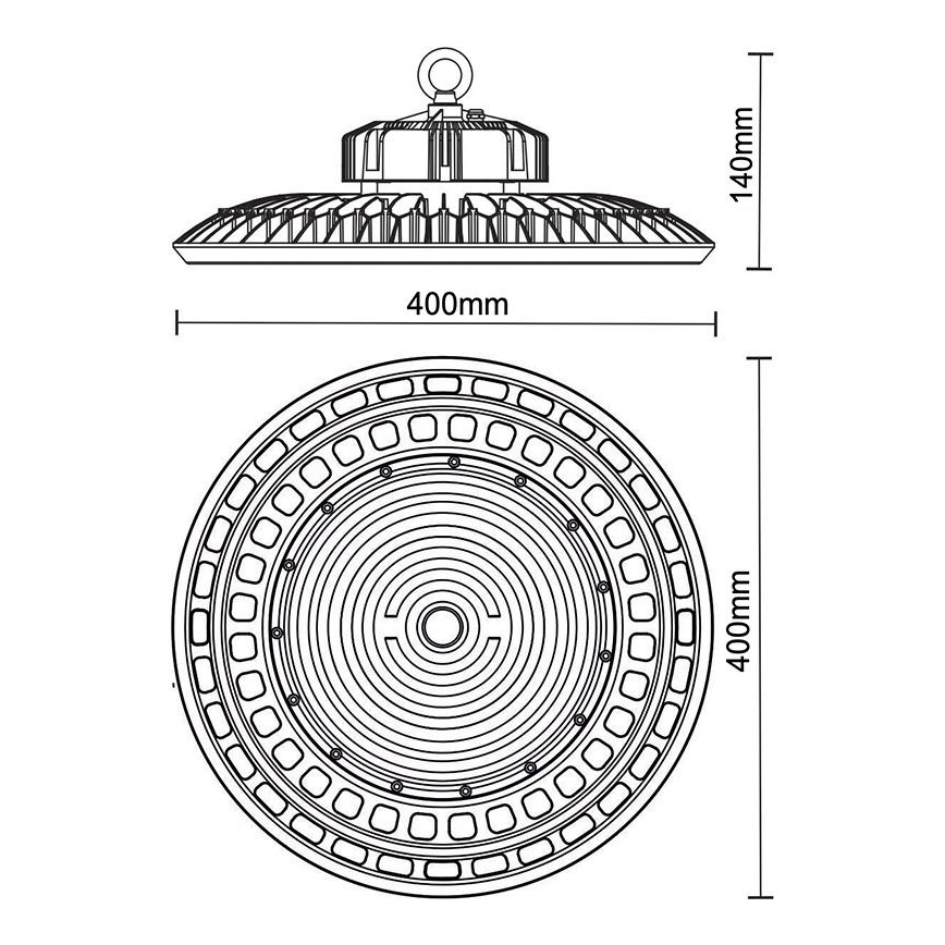 LED Industrijska svetilka UFO HIGHBAY LED/200W/230V 5000K IP65