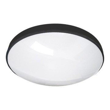 LED Kopalniška stropna svetilka CIRCLE LED/18W/230V 4000K pr. 30 cm IP44 črna