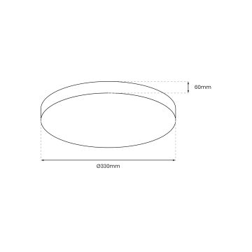 LED Kopalniška stropna svetilka MAYA LED/15W/230V IP44 črna