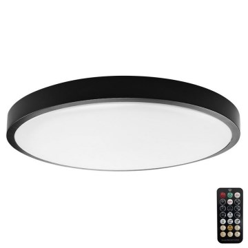 LED Kopalniška stropna svetilka s senzorjem SAMSUNG CHIP LED/24W/230V IP44 4000K pr. 35 cm + Daljinski upravljalnik