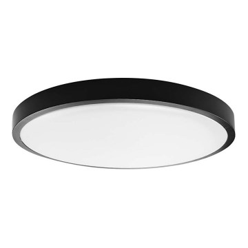 LED Kopalniška stropna svetilka SAMSUNG CHIP LED/18W/230V IP44 3000K pr. 25 cm črna