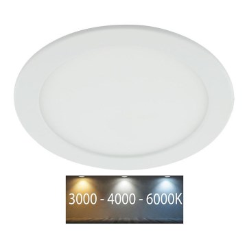 LED Kopalniška vgradna svetilka LED/18W/230V 3000/4000/6000K IP44