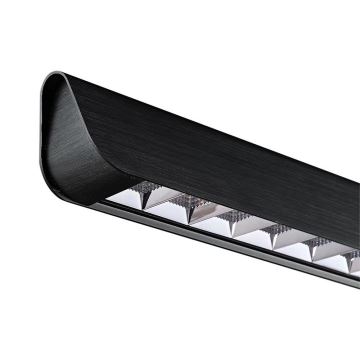 LED Lestenec na vrvici LED/36W/230V 3000/4000/6400K črna