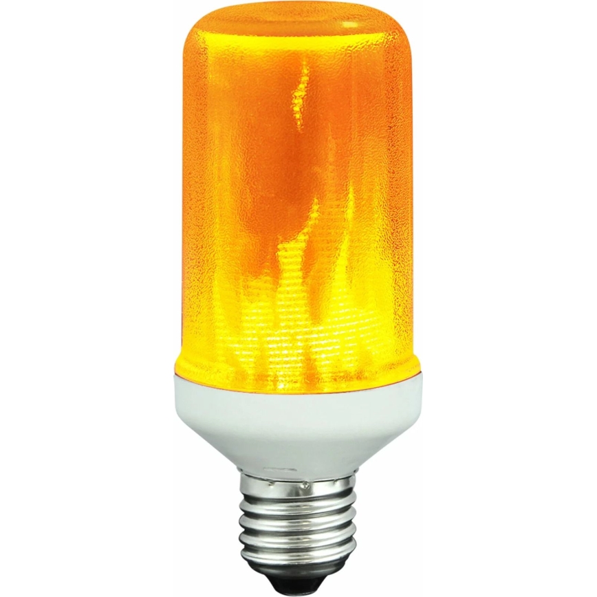 LED Okrasna žarnica FLAME T60 E27/3W/230V 1400K