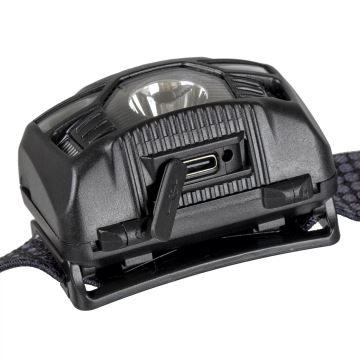 LED Zatemnitven rechargeable headlamp s senzorjem in rdeč svetel LED/3W/5V IP66 100 lm 20 h 1200 mAh