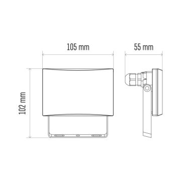 LED Reflektor LED/10,5W/230V IP65